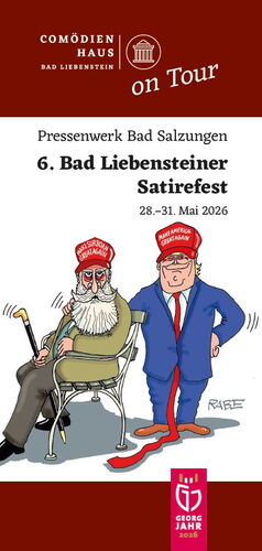 Programmflyer Satirefest 2026