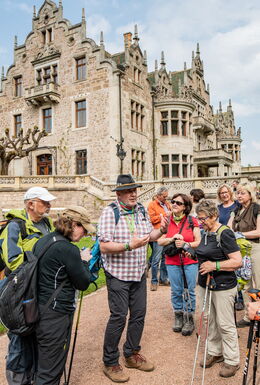 Wanderung mit Wanderführer Hartmut Werner im Schlosspark Altenstein