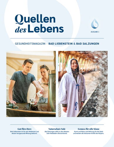 Titel des Gesundheitsmagazins von Bad Liebenstein und Bad Salzungen